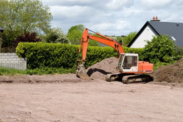 Garden Digging in Orange