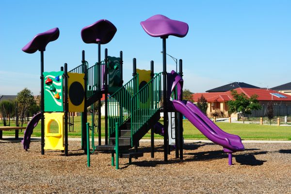 Playground Mulch Removal in Orange